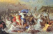 unknow artist Der Triumphzug von Neptun und Amphitrite oil painting on canvas